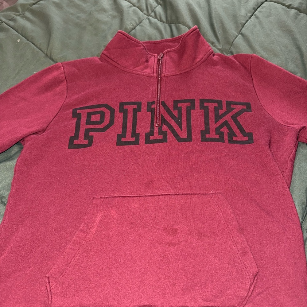 PINK Victoria's Secret Burgundy Top
